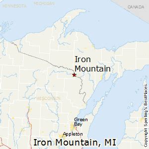 Iron Mountain Michigan Map - Shari Demetria