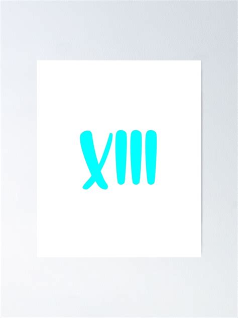 "Roman Numeral XIII For Kids | Number 13 | Roman Numerals XIII" Poster for Sale by cuterasberry ...