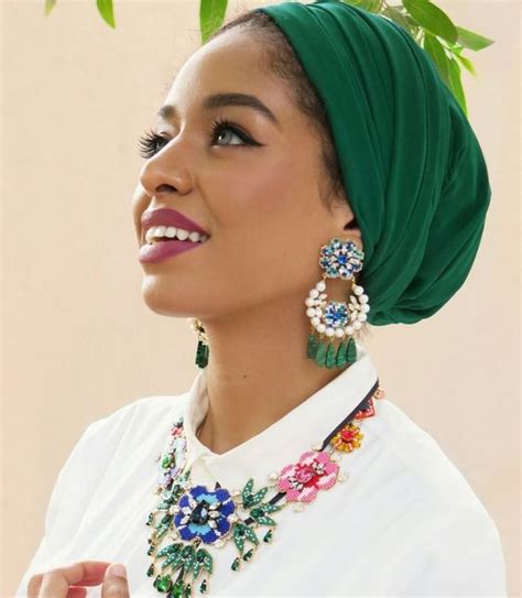 Trendy and Fashion Forward Turban Look Specifically for Women of Colour - isishweshwe