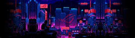 Asus Neon City [5120x1440] : r/WidescreenWallpaper