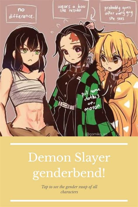 Demon Slayer genderbend - Gender swap of Demon Slayer characters ...