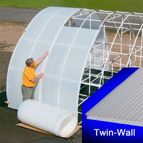 Twin-wall Solexx greenhouse plastic - 3.5mm 49.5 Wide (24' to 85' long)