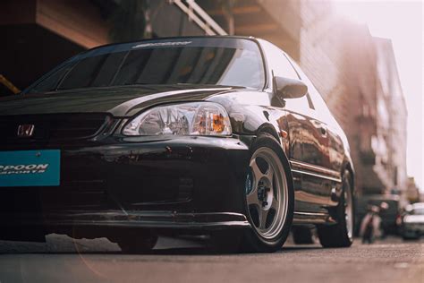 A Black Honda Civic · Free Stock Photo