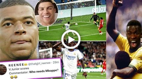 Video: Football Reactions To VINICIUS JUNIOR Goal Vs Liverpool | Vini ...