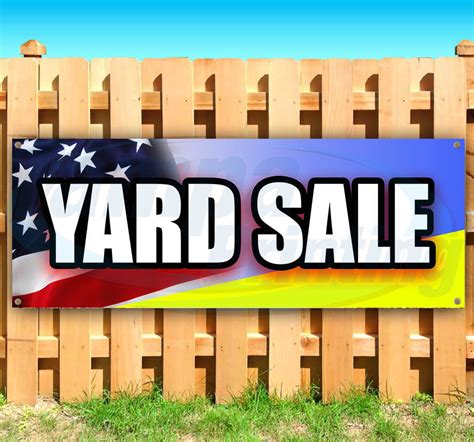 YARD SALE Advertising Vinyl Banner Flag Sign Many Sizes Available USA ...