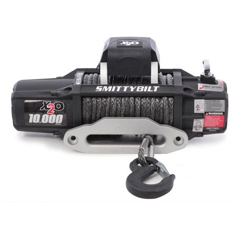 Smittybilt X20 GEN2 10K 10000 LB Winch Waterproof With Synthetic Rope ...