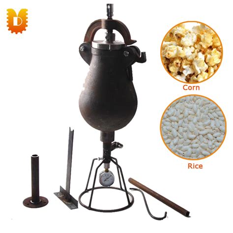 Aliexpress.com : Buy 1.5kg/time Hand Popcorn Maker Corn Maize Popping Machine Rice Puffed ...