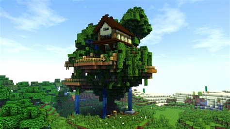 Giant Minecraft Tree House Schematic