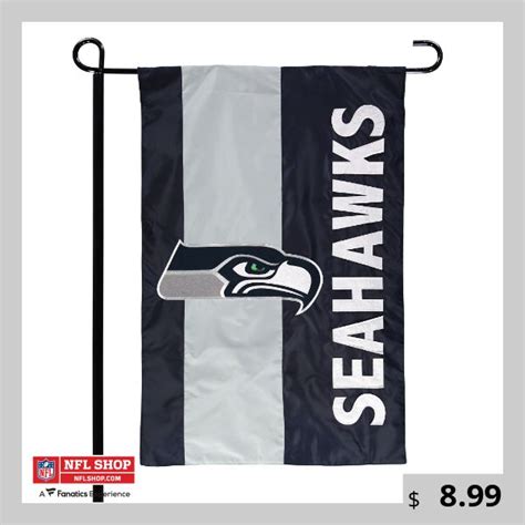 Seattle Seahawks 12.5" x 18" Embellish Garden Flag | Seattle seahawks ...