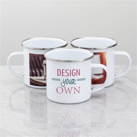 Custom Enamel Mugs. Personalized Camping Coffee Mug | Vivoprint