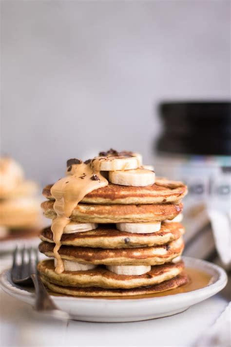 Healthy Chunky Monkey Pancakes