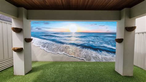 Beach Sunset Scene | Muralsite