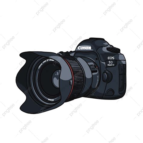 Dslr Camera Hd Transparent, Camera Dslr Ilustration, Dslr, Camera, Ilustration PNG Image For ...