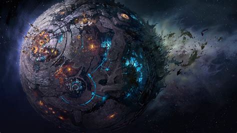 Wallpaper : digital art, fantasy art, city, planet, artwork, Earth, Transformers, circle ...