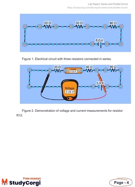 Lab Report: Series and Parallel Circuit | Free Essay Example