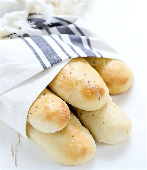 Easy Homemade Breadsticks Recipe - Yummy Healthy Easy