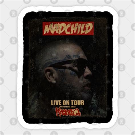 Classic 80s Madchild Live On Tour 2023 - Madchild Tour 2023 - Sticker | TeePublic