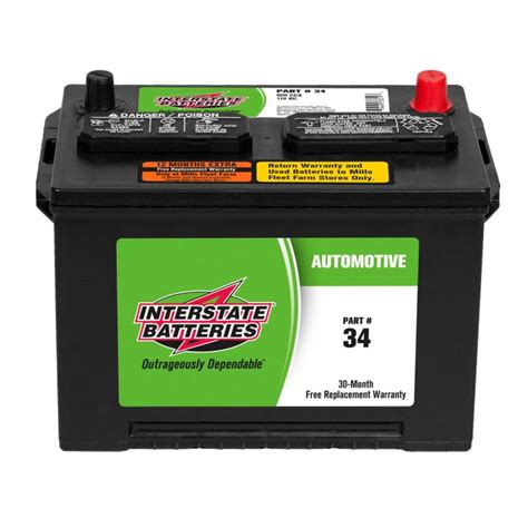 Interstate Batteries 42 MO 800 CCA Automotive Battery by Interstate ...