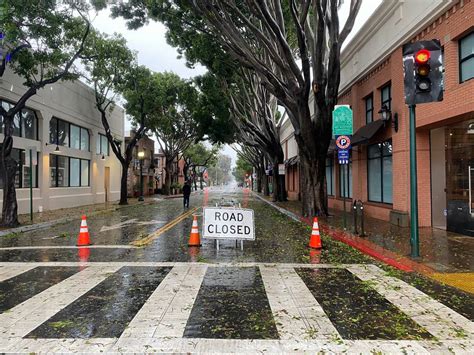 See photos of damage, flooding in city of San Luis Obispo CA ...