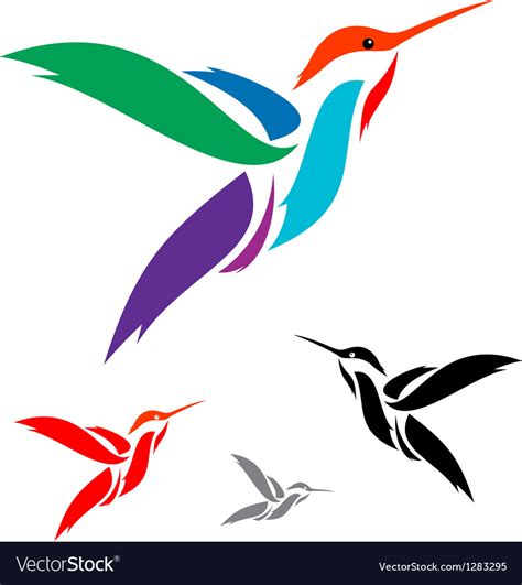 Hummingbird vector by yod67 - Image #1283295 - VectorStock