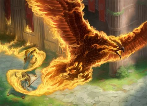 Flame-Wreathed Phoenix MtG Art from Born of the Gods Set by James Ryman ...