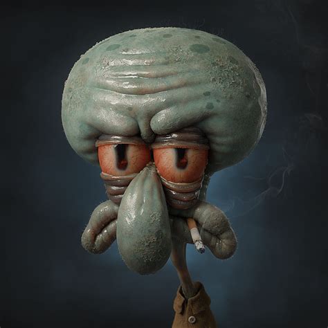 Squidward on Behance