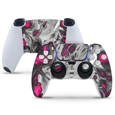 PlayStation 5 Controller Skin - Pink White Lava Design – SkinsLegend