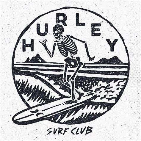 Milan Chagoury on Instagram: “W.i.p "lifetime membership" design for @hurley #design #hurley # ...