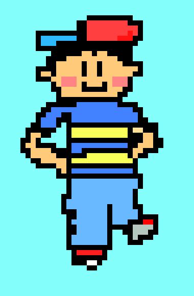 Ness from Earthbound | Pixel Art Maker