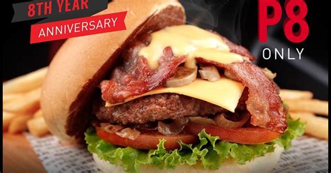 Manila Shopper: Zark's Burger 8th Anniversary Promo: Aug 28 2017