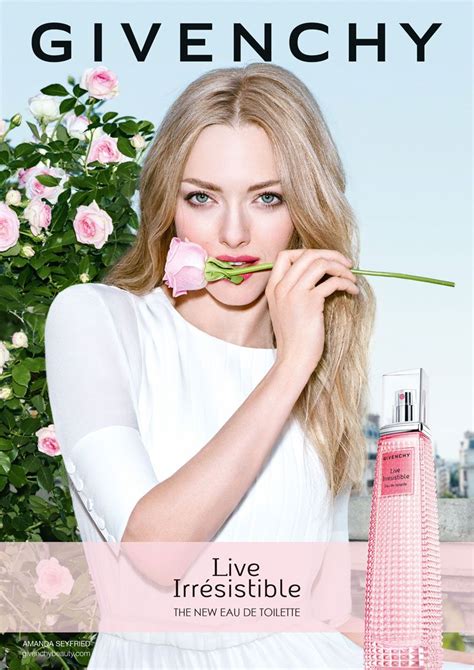 Givenchy Live Irresistible Eau de Toilette Fragrance Ad featuring actress Amanda Seyfried 2016 ...