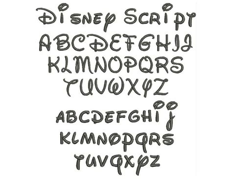 Free Printable Disney Font Stencils | Rossy Printable