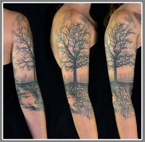 Realistic Trees Tattoos Tree Tattoo Designs Tree Tatt - vrogue.co