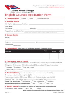 Oxford University Application Form - Fill Online, Printable, Fillable ...