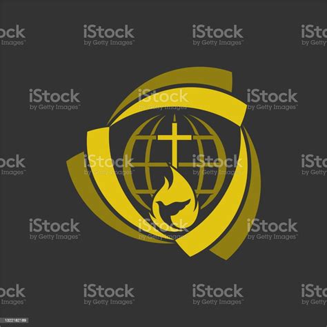 Christian Illustration Church Logo Kingdom Of Jesus Christ Stock ...