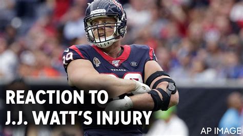 J.J. Watt suffers another season-ending injury - YouTube