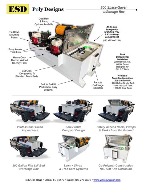 Poly Tanks For Fire Trucks | Poly Utility Tanks | ESD Poly