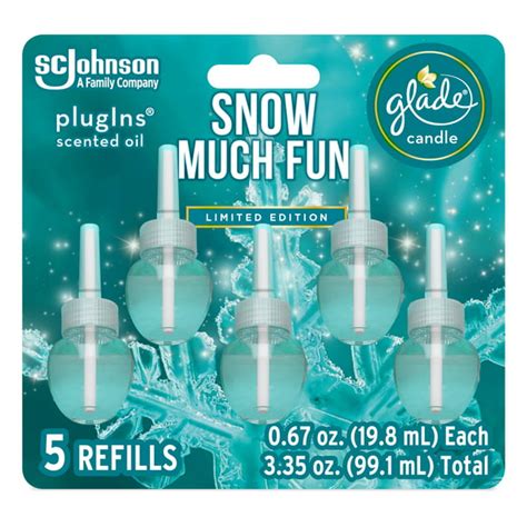 Glade Plug In Refills, 5 Refills, Electric Scented Oil, Snow Much Fun, 5 x 0.67 oz - Walmart.com ...