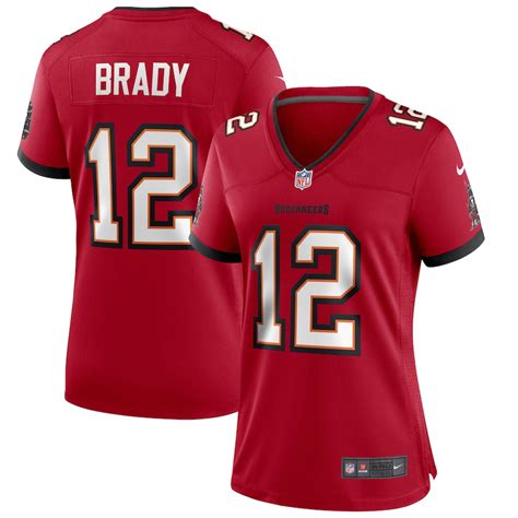 Women's Nike Tom Brady Red Tampa Bay Buccaneers Game Jersey