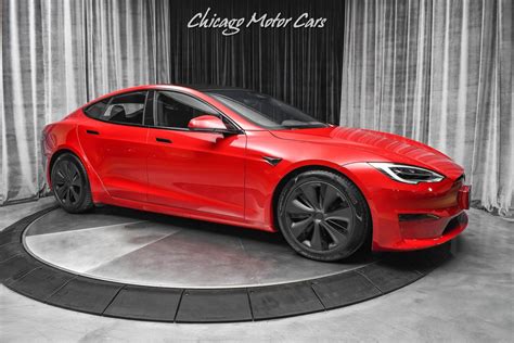 2021 Tesla Model S Plaid Sedan Red Multi-coat! Only 144 Miles! Autopi ...