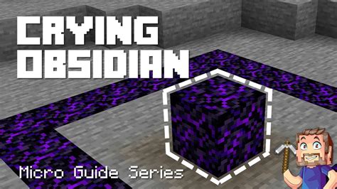 How do you fix crying obsidian in Minecraft? - Rankiing Wiki : Facts, Films, Séries, Animes ...