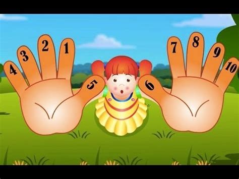 Ten Little Fingers Nursery Rhymes - Counting Song For Children - YouTube