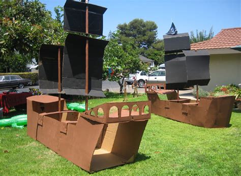 Cardboard Pirate Ship Plans - Image to u