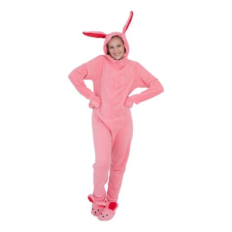 Women's A Christmas Story Bunny Union Suit Pajama Costume