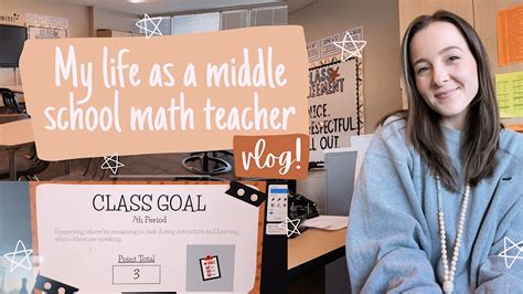 Day in the life of a middle school math teacher! *vlog!* - YouTube