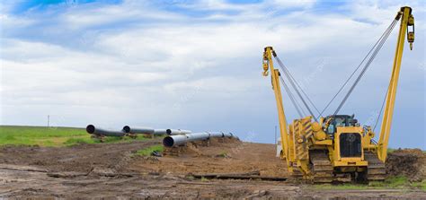 Premium Photo | Construction of pipeline