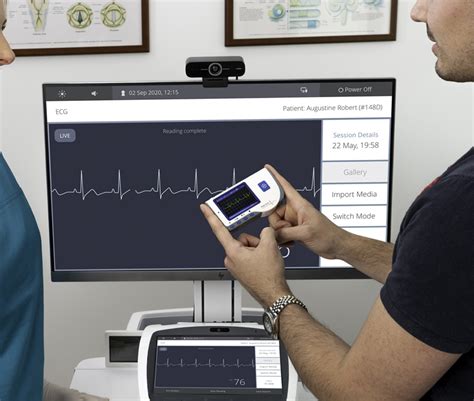 Portable ECG Machine heart monitor, scan ready in seconds - Visionflex