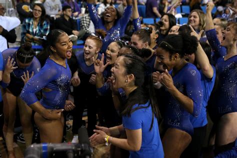 UCLA gymnastics earns second in regional to make NCAA meet - Los ...