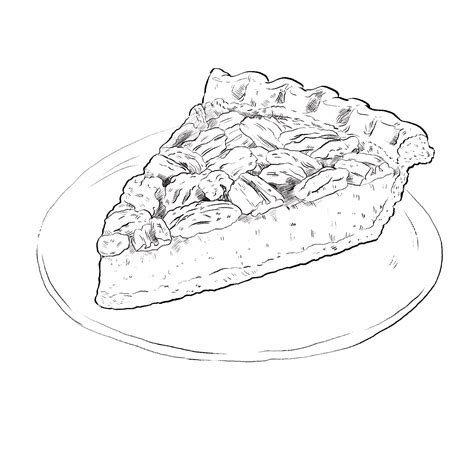 Pie Line Drawing at PaintingValley.com | Explore collection of Pie Line Drawing