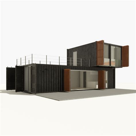 Container house 3D model - TurboSquid 1286797